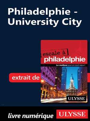 cover image of Philadelphie--University City